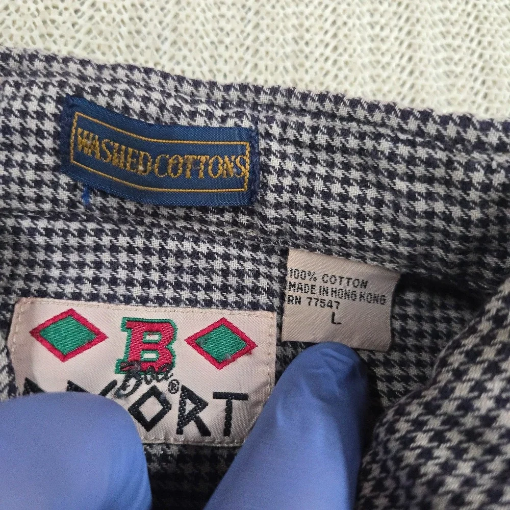 Vintage Auburn Tigers Shirt Mens Large Herringbone Long Sleeve Button Up Flannel
